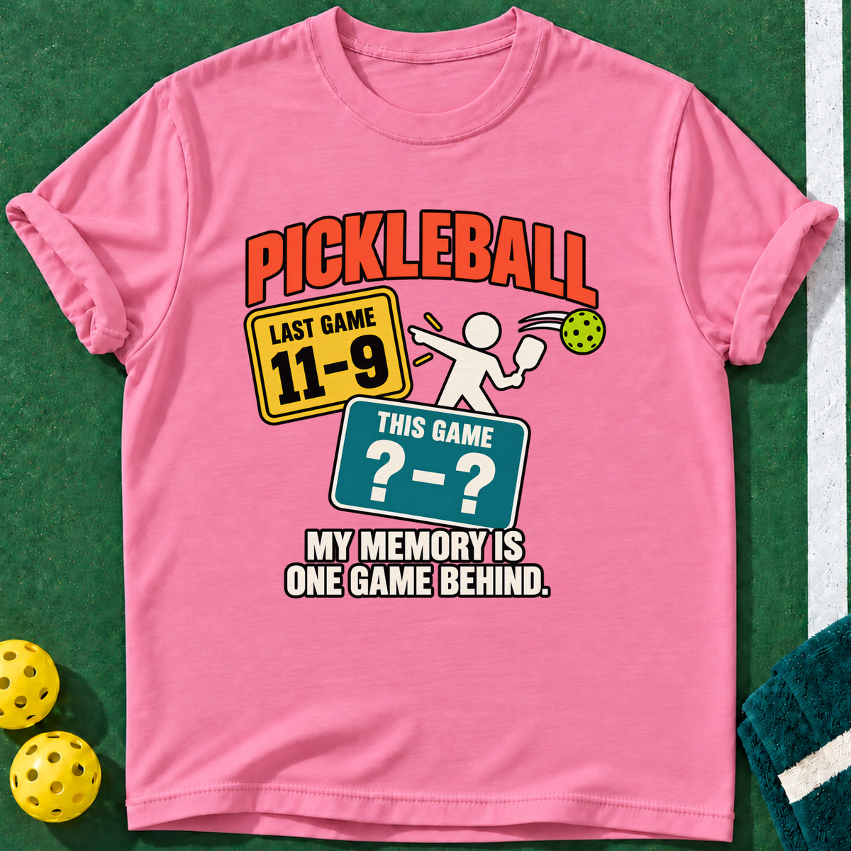 Memory One Behind T-shirt | Azalea | final realistic custom mockup v2