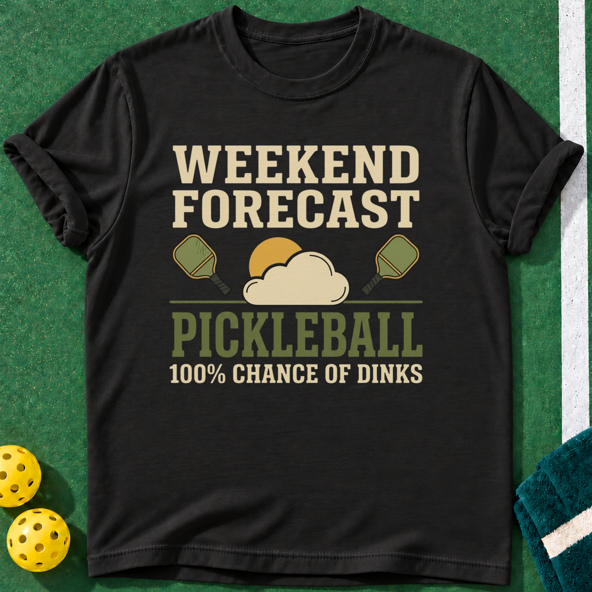 100 Chance Dinks T-shirt | Black | final realistic custom mockup v2