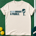 Also Brought Paddle T-shirt | Natural | final realistic custom mockup v2
