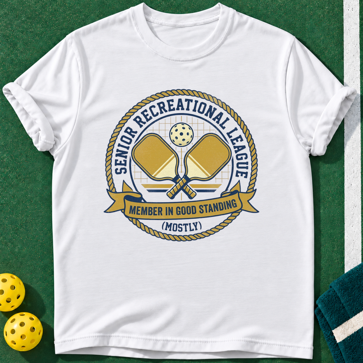 Good Standing Member T-shirt | White | final realistic custom mockup v2