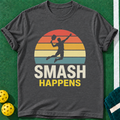 Smash Happens T-shirt | Dark Heather | final realistic custom mockup v2