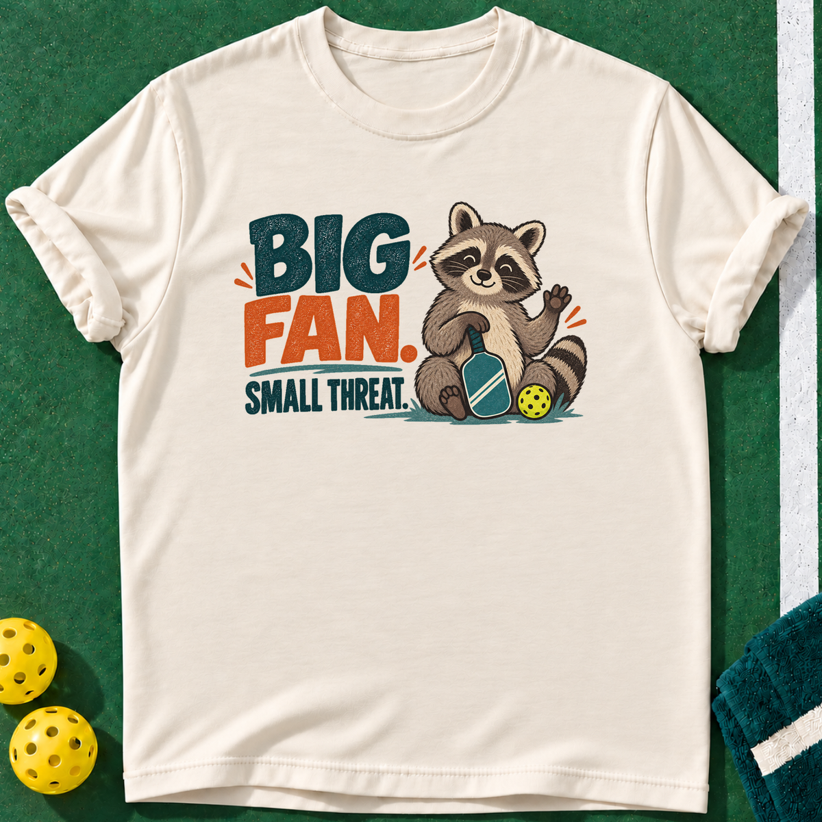 Small Treat Fan T-shirt | Natural | final realistic custom mockup v2