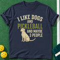 Dogs Dinks T-shirt | Navy | final realistic custom mockup v2
