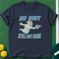 Body Still Plays T-shirt | Navy | final realistic custom mockup v2