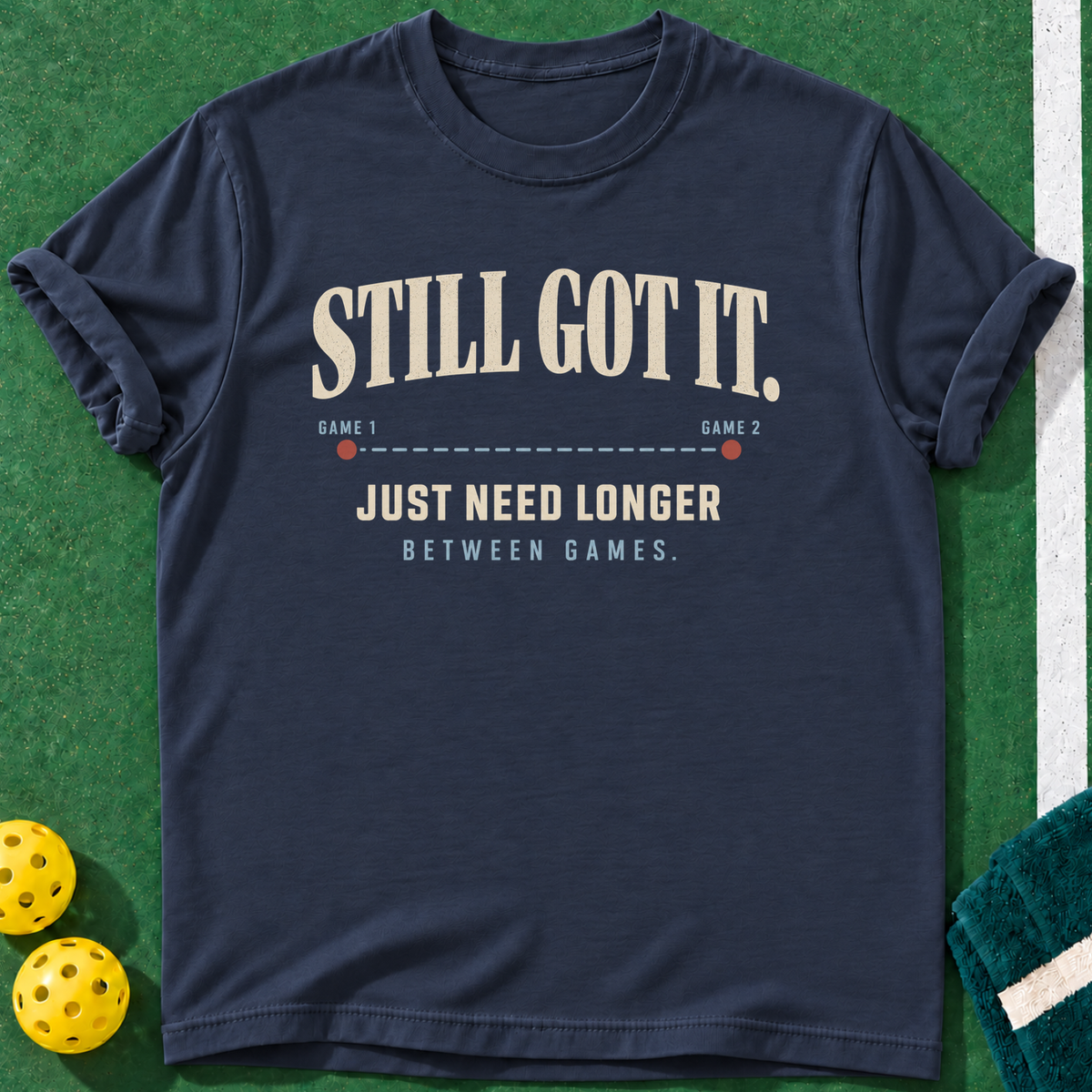 Vintage Skills Loaded T-shirts | Navy | final realistic custom mockup v2