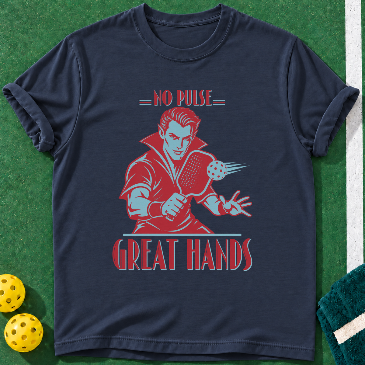 Great Hands T-shirt | Navy | final realistic custom mockup v2