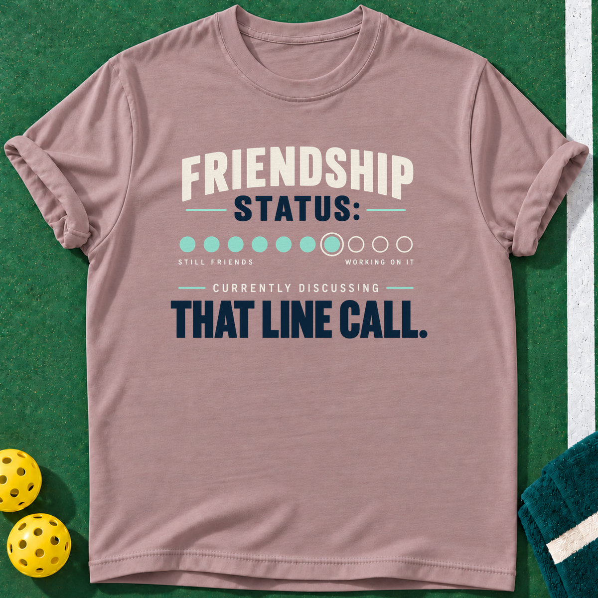 Friendship Line Call T-shirt | Paragon | final realistic custom mockup v2