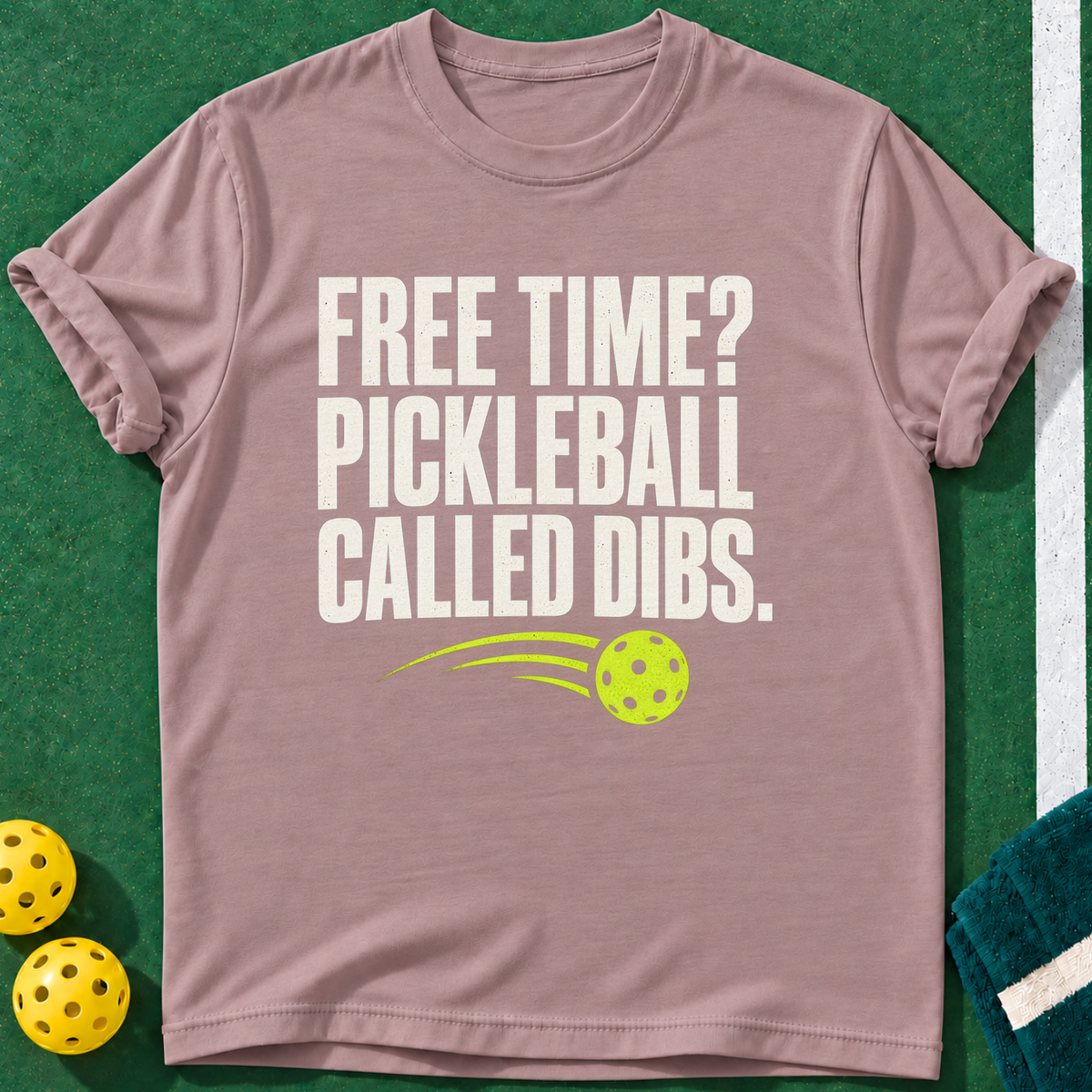 Free Time Dibs T-shirt | Paragon | final realistic custom mockup v2