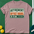 Retirement Court Office T-shirt | Paragon | final realistic custom mockup v2