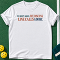 Friendly Debate T-shirt | White | final realistic custom mockup v2