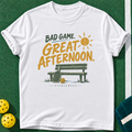 Great Afternoon Game T-shirt | White | final realistic custom mockup v2