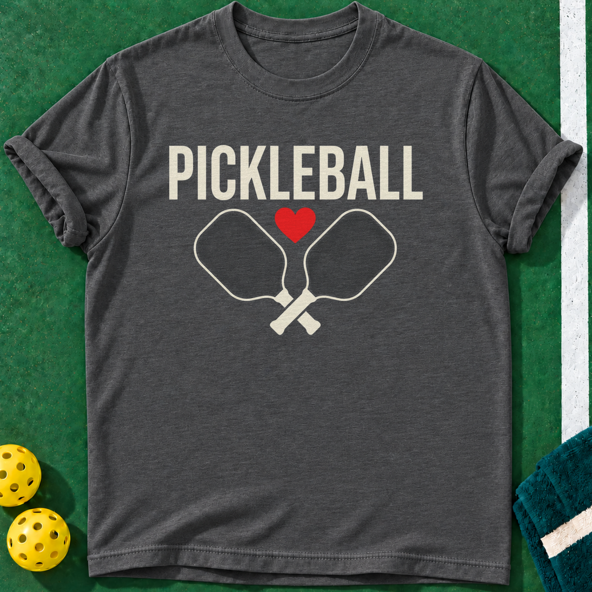 Rally Hearts Together T-shirts | Dark Heather | final realistic custom mockup v2