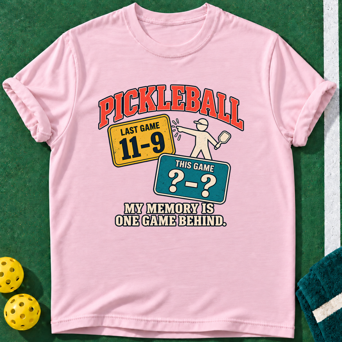 Game Behind T-shirt | Light Pink | final realistic custom mockup v2