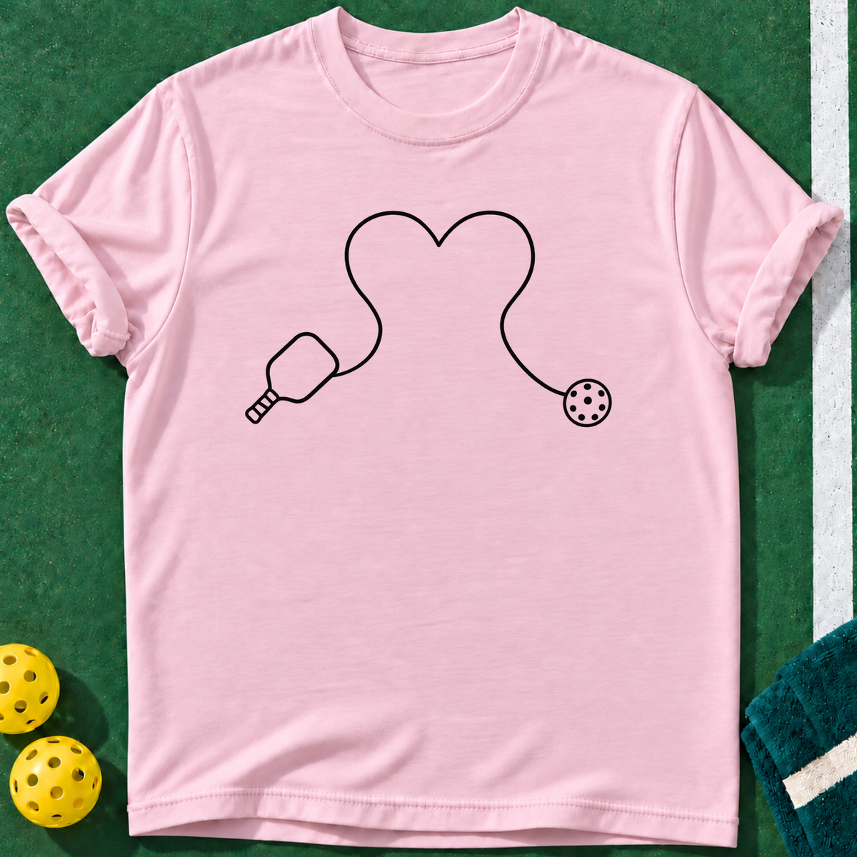 Paddle Connection T-shirt | Light Pink | final realistic custom mockup v2