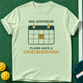 Anniversary Court T-shirt | Mint Green | final realistic custom mockup v2