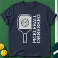 Obsessed Pickleball T-shirt | Navy | final realistic custom mockup v2