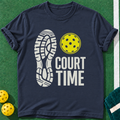 Court Time T-shirt | Navy | final realistic custom mockup v2