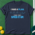 Plans Changed T-shirt | Navy | final realistic custom mockup v2