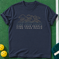 Rally Roam Repeat T-shirts | Navy | final realistic custom mockup v2