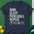 Dink Sleep T-shirt | Navy | final realistic custom mockup v2