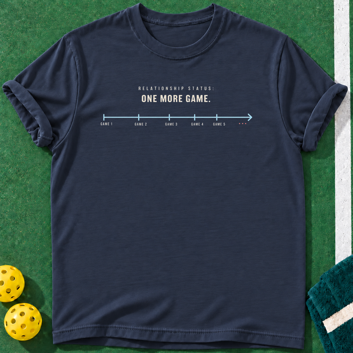 Encore Game T-shirt | Navy | final realistic custom mockup v2