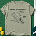 Pickleball Obsession T-shirt | Sage | final realistic custom mockup v2