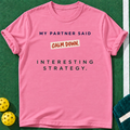 Calm Down Strategy T-shirt | Azalea | final realistic custom mockup v2