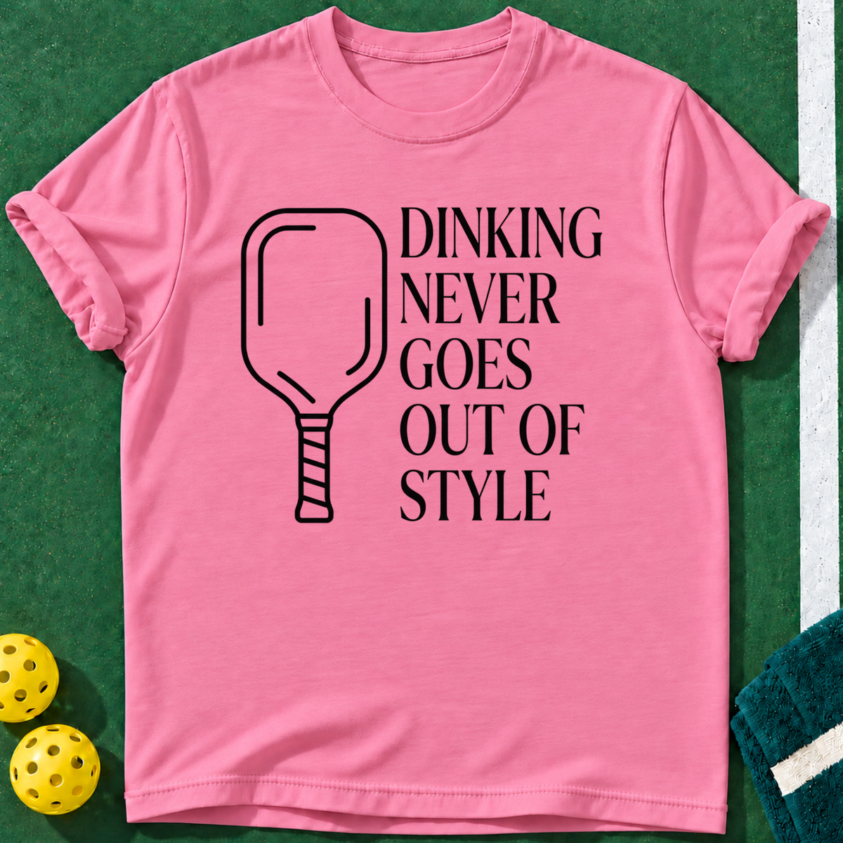 Forever Dinking T-shirt | Azalea | final realistic custom mockup v2