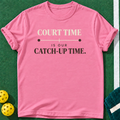 Our Court Time T-shirt | Azalea | final realistic custom mockup v2