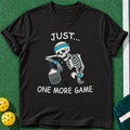 One More Skeleton T-shirt | Black | final realistic custom mockup v2
