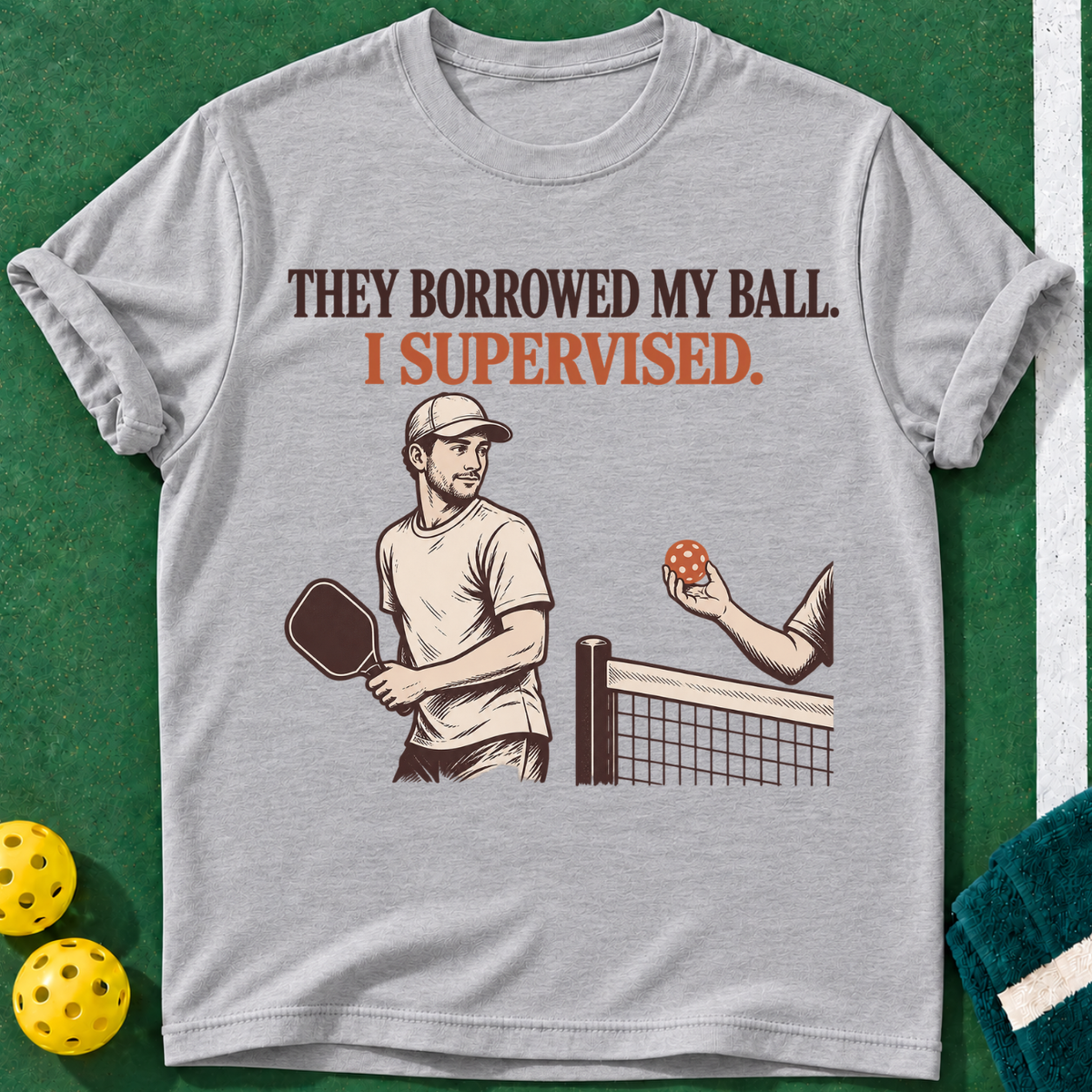 Ball Supervision Pickleball T-Shirt