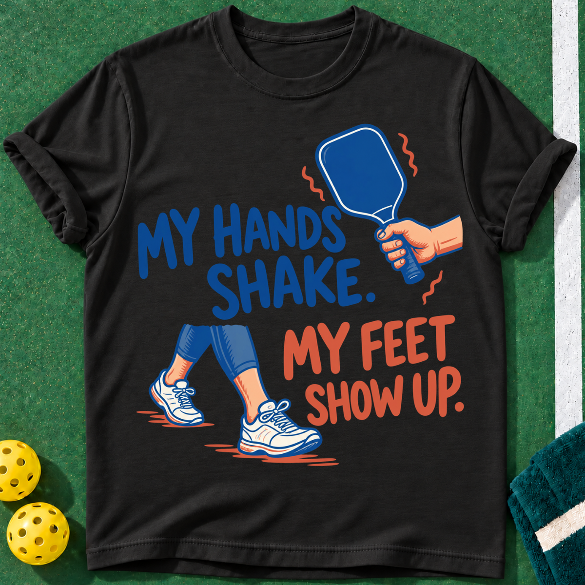 Hands Show Up Pickleball T-Shirt