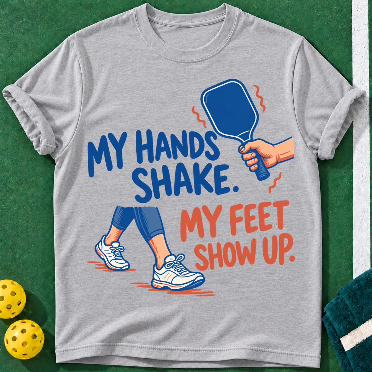 Hands Show Up Pickleball T-Shirt