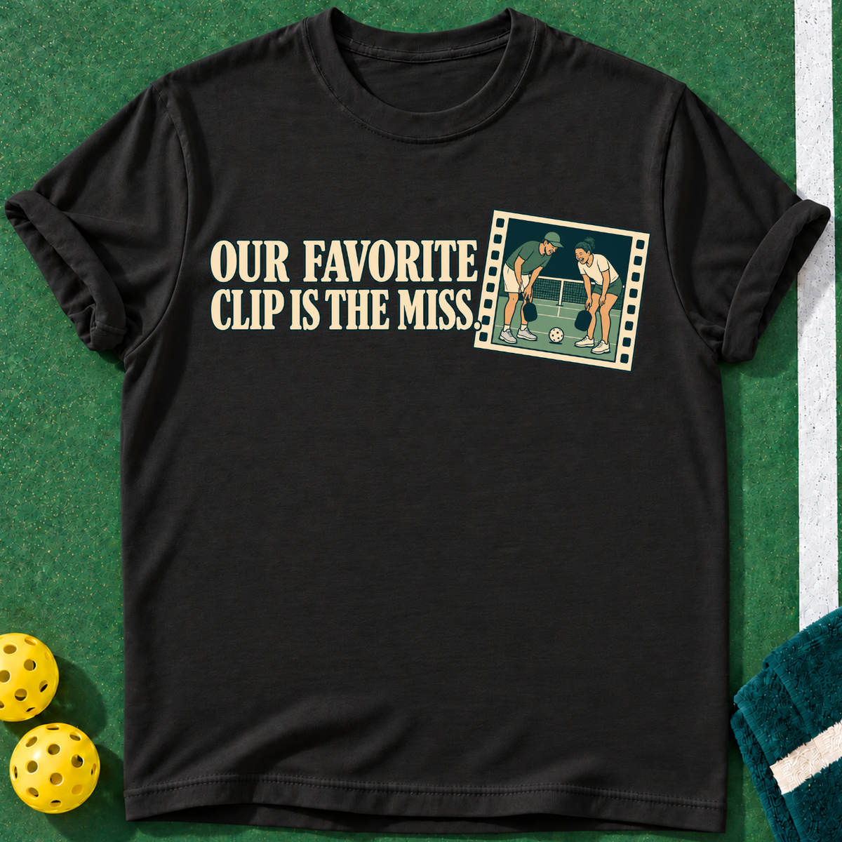 Favorite Missed Clip Pickleball T-Shirt