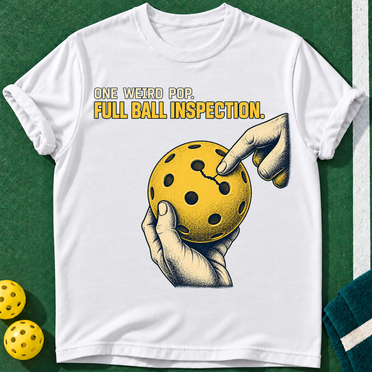 Ball Inspection Pickleball T-Shirt
