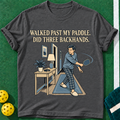 Three Backhands Pickleball T-Shirt