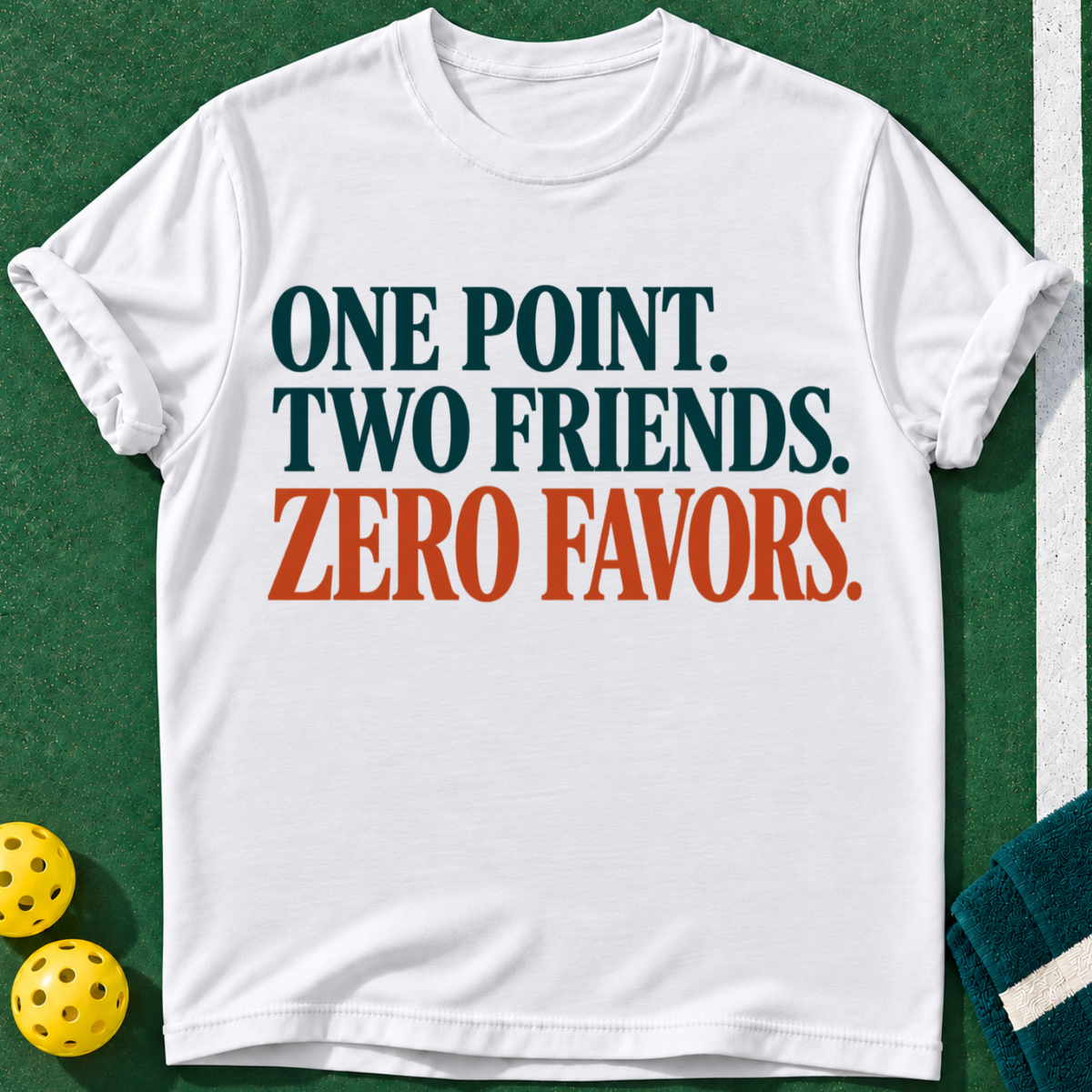 Custom Shopify mockup 2026-09-29 | One Point T-Shirt | White